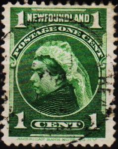 Newfoundland. 1897 1c  S.G.85a Fine Used