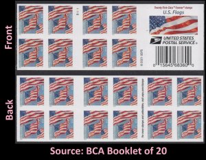 US Flags forever booklet BCA B1111 (20 stamps) MNH 2022