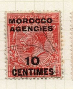 Morocco Agencies French Zone 1919-24 Issue Used 10c. Optd Surcharged NW-180630