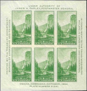 751 Mint,OG,NH... Souvenir Sheet... SCV $15.00