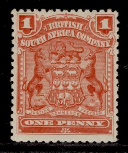 RHODESIA QV SG77, 1d rose, LH MINT. Cat £16.