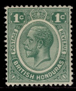 BRITISH HONDURAS GV SG126, 1c green, M MINT. Cat £20.