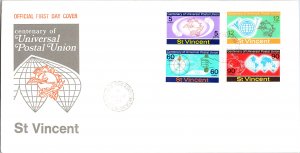 Saint Vincent, Worldwide First Day Cover, U.P.U. Universal Postal Union