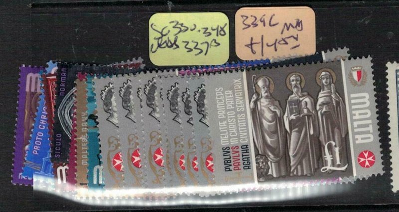 Malta SG 330-348, Less 337b-, 39c MNH (7ewe) 