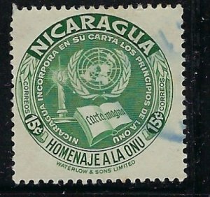 Nicaragua 753 Used 1954 issue (mm1326)