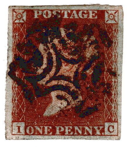 (I.B) QV Postal : SG 8 Penny Red (Maltese Cross) 