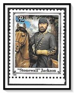 US #2975s Stonewall Jackson MNH