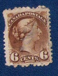 Canada Sc #39 Used  Perf Fault Good F- CV $22.00