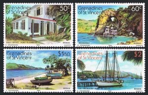 St Vincent Gren 199-202,MNH.Michel 202-205. Views of Bequia Island.1981.Yachts.