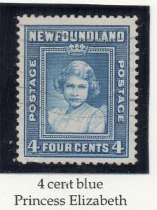 Newfoundland 1942-49 Second Resources Issue Fine Mint Hinged 4c. 320413