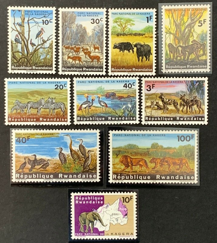 1965 Rwanda 104-113 Fauna 15,00 €