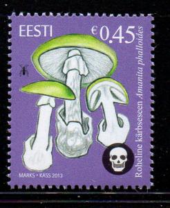 Estonia Sc 738 2013 Mushrooms stamp mint NH