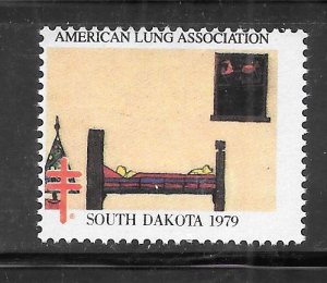 #WX1979  South Dakota Christmas Seal Z1483 MNH 10 Cent Lot