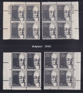 BOBPLATES #1295a Moore Matched Set Plate Blocks F-VF MNH DCV=$160+