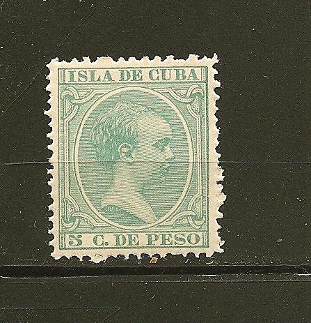 Cuba 144 King Alfonso XIII Mint Hinged