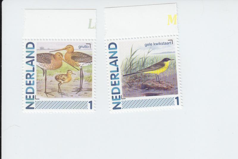 2011 Netherlands Wagtail & Godwit Birds (Scott 1385) MNH