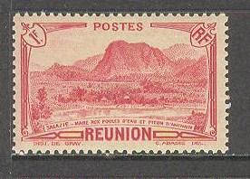 REUNION Sc# 151 MH F Waterfowl Lake & Anchain Peak