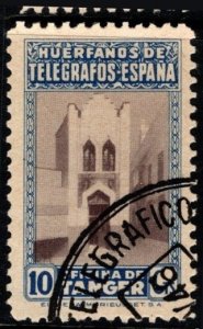 1937 Spain Cinderella 10 Centimos Home School for Orphans Postal Workers Used