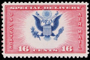 CE2, Mint NH 16¢ Blue Eagle Shifted Well Up Color Shift Error -*- Stuart Katz