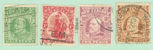 New Zealand #130-133 Used Single (King)