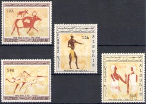 1966 Algeria - Yvert n. 414/17 - Rock Art - MNH**