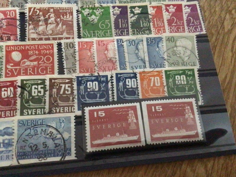 Sweden mounted mint or used stamps  A12395