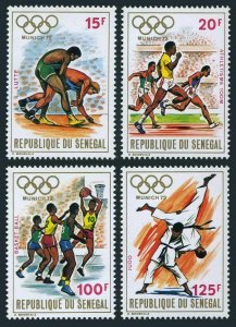 Senegal 365-369,MNH.Michel 494-497,Bl.10. Olympics Munich-1972:Wrestling,Basket