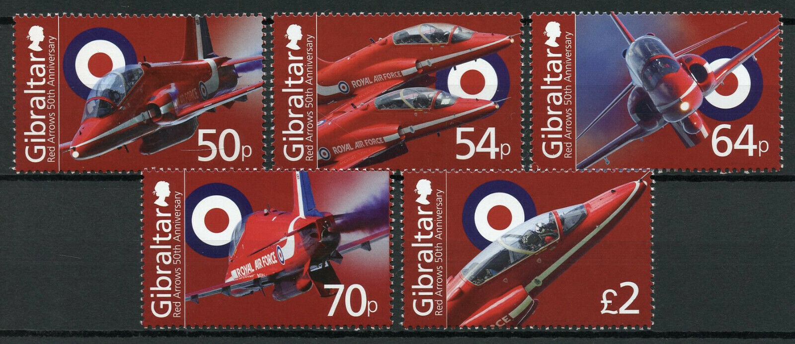 Gibraltar 1978 ** Flugzeuge 60 Anniversary Royal Air Force (Neu (gemäss