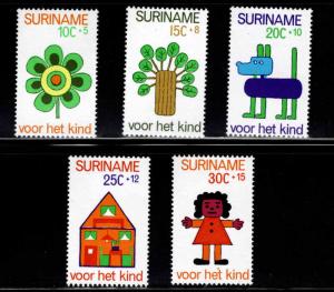 Suriname Scott B198-B202 MNH**  Semi-Postal set