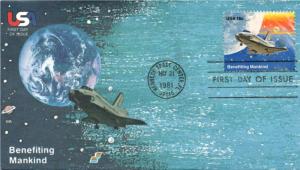 #1918 Space Achievements Spectrum FDC