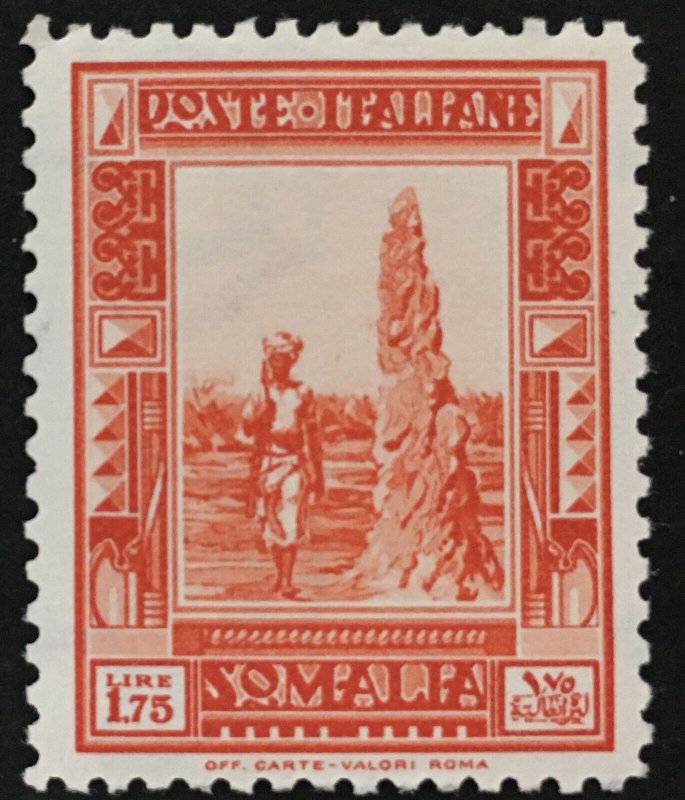 Italy Somalia n.178 cv 480$  SUPER CENTERED Pittorica perf 12  MNH**