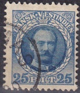 Danish West Indies #47 F-VF Used CV $2.50 (Z6293)