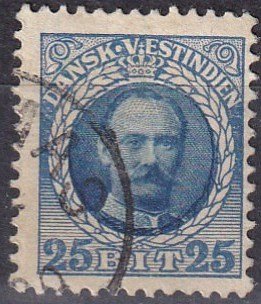 Danish West Indies #47 F-VF Used CV $2.50 (Z6293)