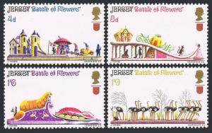 Jersey 30-33,MNH.Michel 30-33 Battle of Flowers parade,1970.Ostriches.