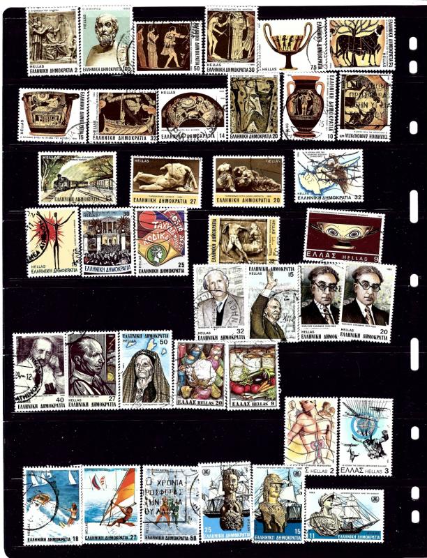 WW31 38 different stamps all Greece all used