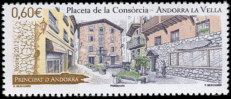 French Andorra 2012 #703 MNH. Consorcia Place