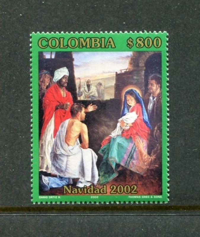 Colombia 1199, MNH, Christmas 2002. x23491