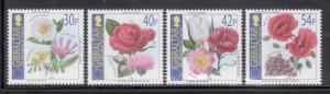 Gibraltar 946-49 Flowers Mint NH