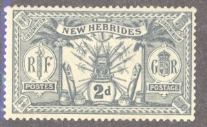 New Hebrides- British, Sc #19, MH