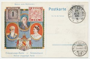 Postal stationery Germany 1906 100th Anniversary Grand Duchy of Baden - Stamps