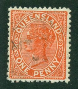 Queensland 1882 #66 U SCV(2024) = $1.00