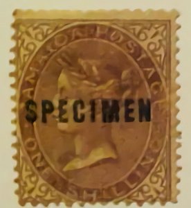 JAMAICA  # 12 SPECIMEN UNLISTED ( BUT CATALOG WOULD BE AT LEAST $ 200.00