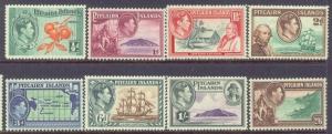 Pitcairn Isl.   1-8 MINT OG 1940 (8) KGVI Defins. no A'S