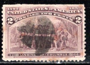 United States Scott # 231, used