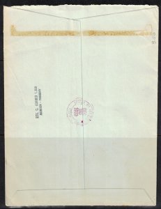 Paraguay Sc 1520-22 Cover - Dec.21 1973 from Paraguya to Boston, USA