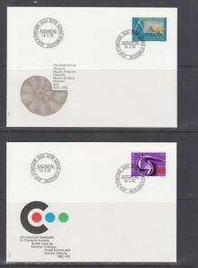 Switzerland Mi 1214/1241, 1982 issues, 6 complete sets of singles on 18 FDCs