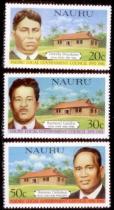 Nauru 1981 SC# 224-6 MNH-OG E48