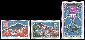 Dahomey 239-240,C59, MNH, Boy Scout Jamboree Idaho