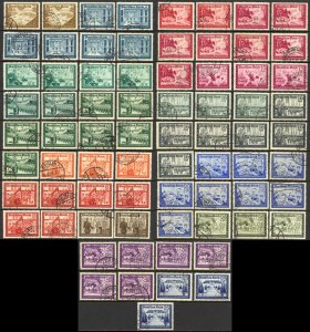 Germany Sc# B148-B159 asst Used Lot/73 1939-1941 Culture & Postal Employees