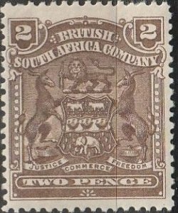 Rhodesia, #61 MH From 1898-1908